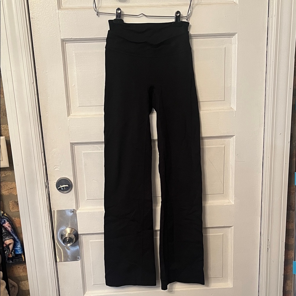 SPANX Black Flared Yoga Pants Small